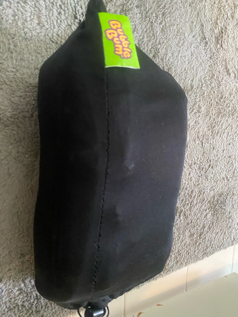 Bubble bum Black Soft Car seat booster